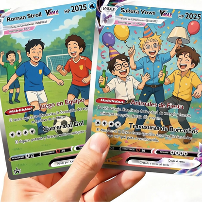 Carta Pokémon Personalizada (Estilo Anime con Tu Foto)